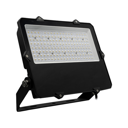 LED Black Slim High Brightness Outdoor Garden Floodlight 240V 100W 4000K Cool White