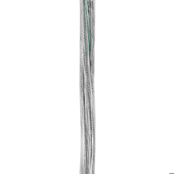 PVC Transparent 3 Core Round Flex Cable 1.5mm² Transparent