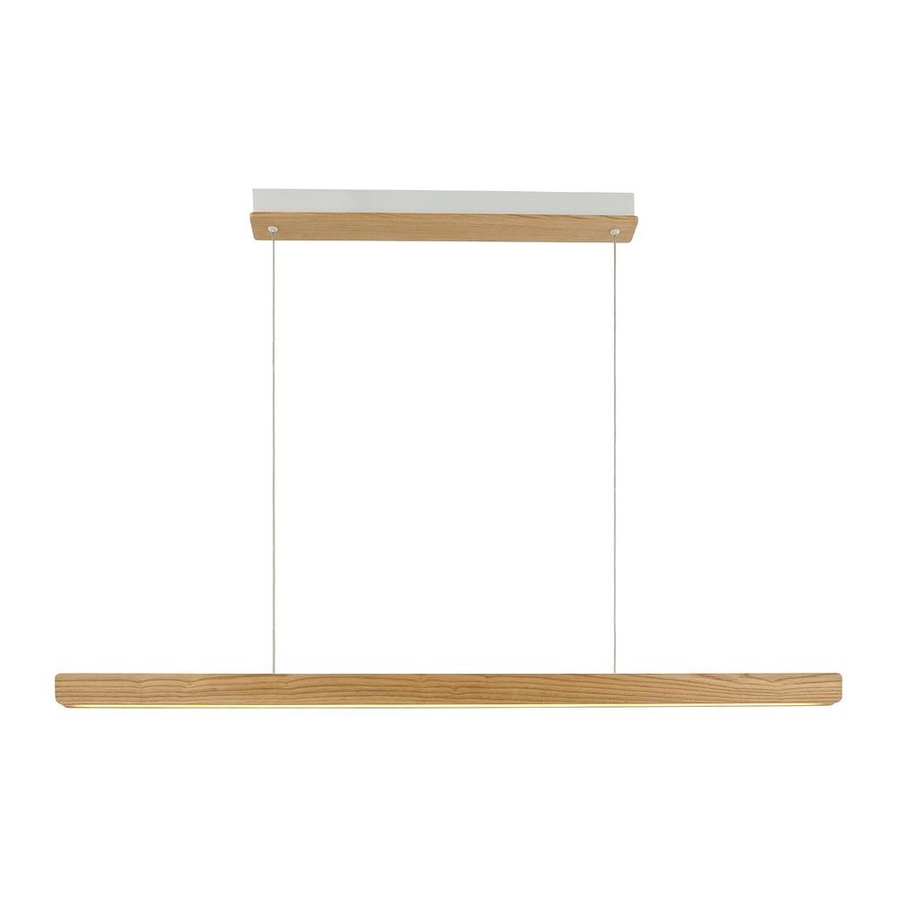 Ilgas natural wood linear pendant