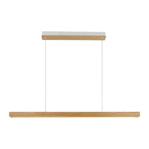 Ilgas Pendant Light Natural Wood 42W 3000K Warm White