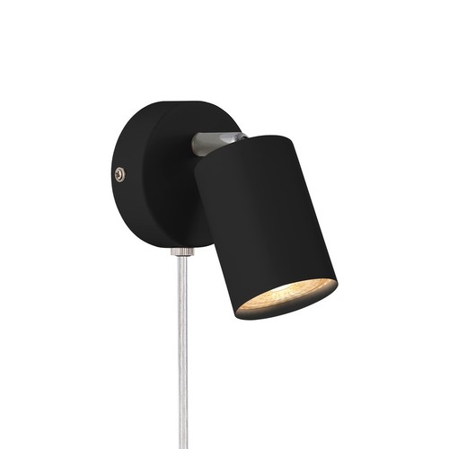 Explore Bedside Wall Light Black 7W