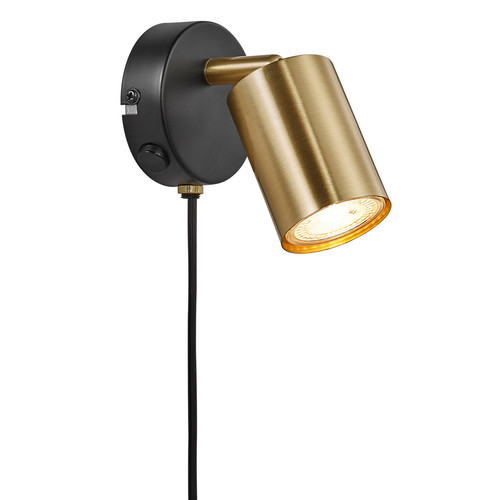 Explore Bedside Wall Light Brass 7W