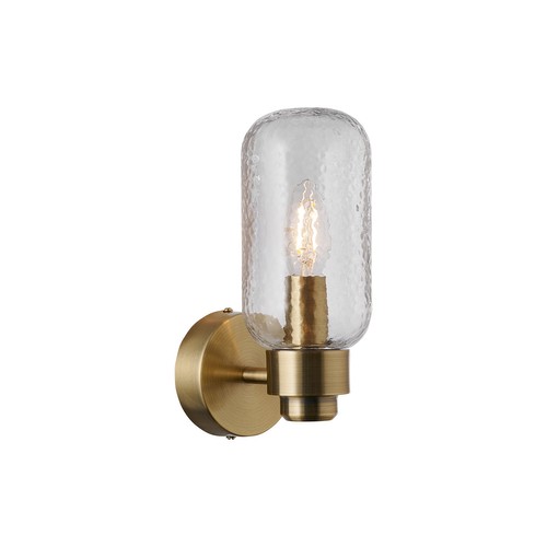 Tutan Bathroom Wall Light Brass 25W