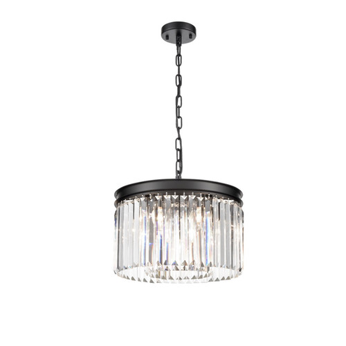 Perdita 5 Pendant Light FL2413-5 Black 5x10W