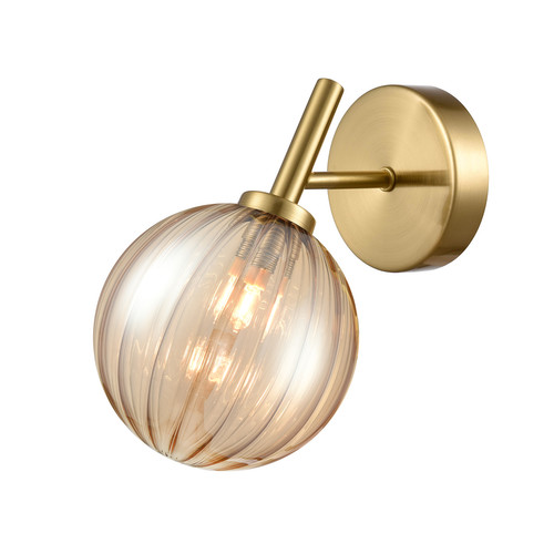 Quasar Interior Wall Light FL2475-1 Aged Brass 5W