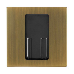 Lutron Pico Wireless Double Faceplate Antique Brass 1 Gang