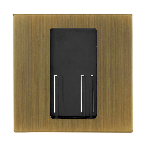 Lutron Pico Wireless Double Faceplate Antique Brass 1 Gang