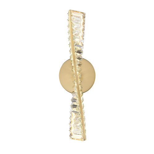 Cleopatra Interior Wall Light WB415 Aged Brass 15W 3000K Warm White