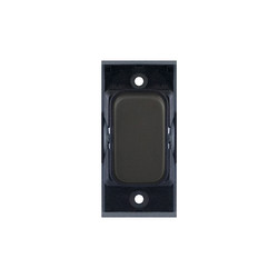 Screwless Rocker Switch Module 20A DP Switch Dark Bronze