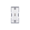 Screwless Emergency Key Switch Module DP Key Switch Matt White