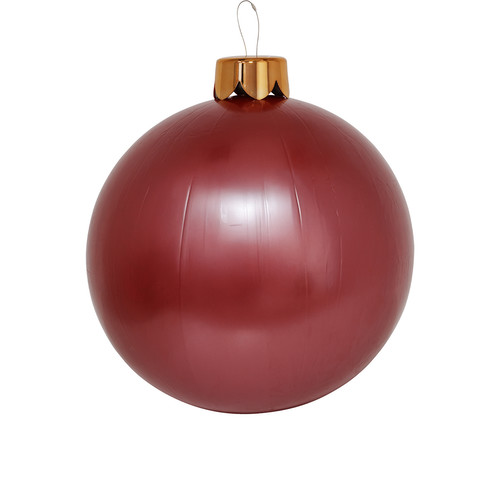 Inflatable Bauble Ball Indoor/Outdoor Red 45cm