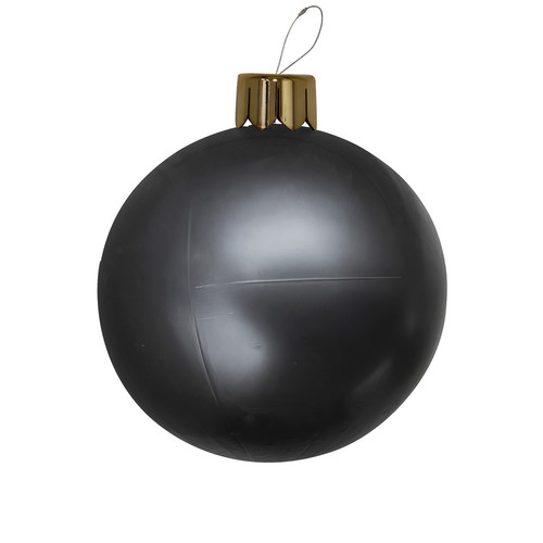 Inflatable Bauble Ball Indoor/Outdoor Black 45cm