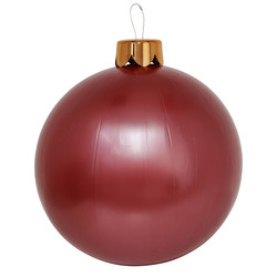Inflatable Bauble Ball Indoor/Outdoor Red 70cm