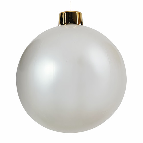 Inflatable Bauble Ball Indoor/Outdoor White 70cm