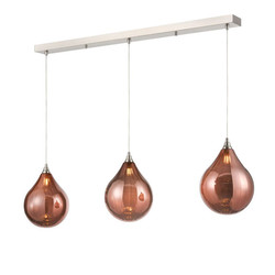 Perry 3 Bar Light Base FL2452-3 Satin Nickel 15W