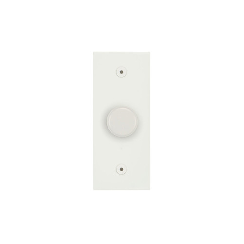 Horizon Square Architrave Dimmer Switch V-PRO Trailing Edge 1 gang 10-200W dimmer Matt White
