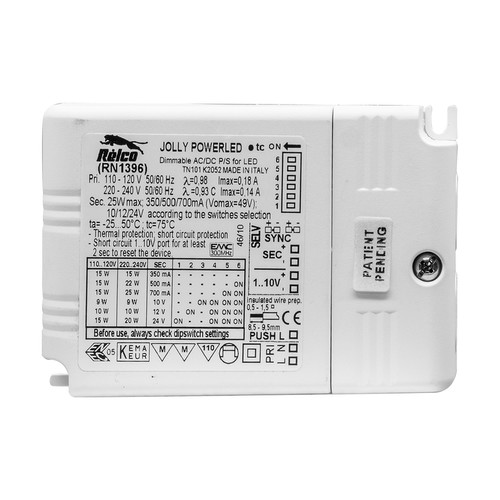 1-10V Dimmable LED Driver (Constant Current & Constant Voltage) 20W 24V