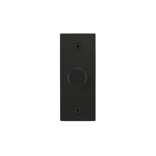 Horizon Square Architrave Dimmer Switch V-PRO Trailing Edge 1 gang 10-200W dimmer Matt Black