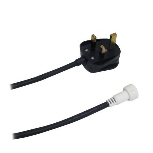 Filament Ropelight Power Lead White 10mm 240V