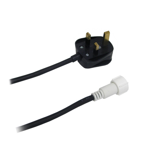 Filament Ropelight Power Lead White 13mm 240V