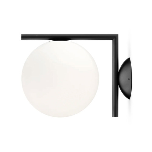 IC W1 Small Wall & Ceiling Light 60W Black