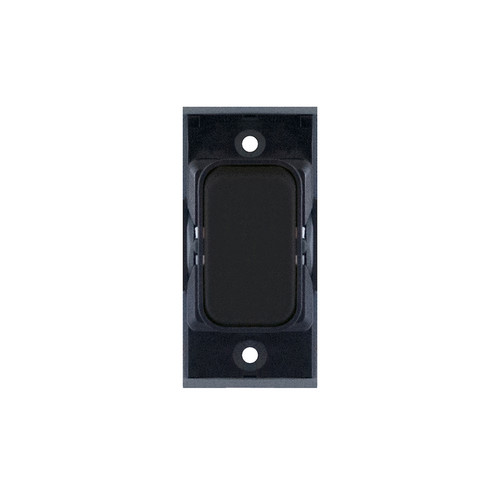 Screwless Rocker Switch Module 20A DP Switch Matt Black