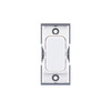 Screwless Rocker Switch Module 20A SP 2 Way Matt White