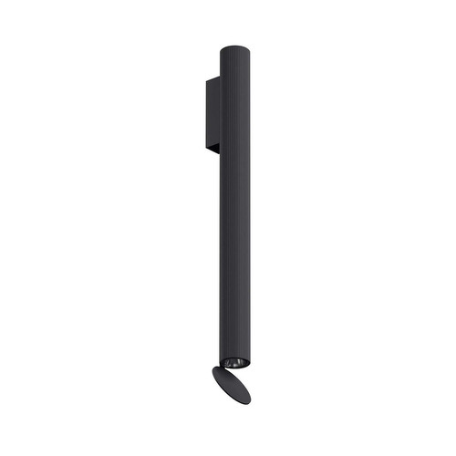 Flauta H500 Riga Outdoor Garden Wall Light Black 12W 2700K Warm White