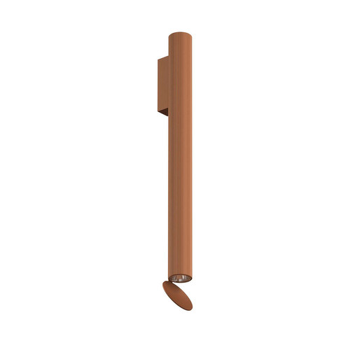 Flauta H500 Riga Outdoor Garden Wall Light Anodized Copper 12W 2700K Warm White