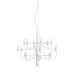 2097/18  Chandelier Pendant Light 18 x 15W White