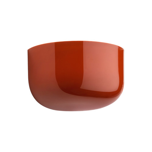Bellhop Wall Up Light Brick Red 17W 2700K Warm White