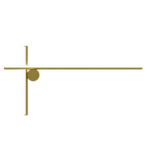 Coordinates 2 Wall Light 24W 2700K Anodised Champagne