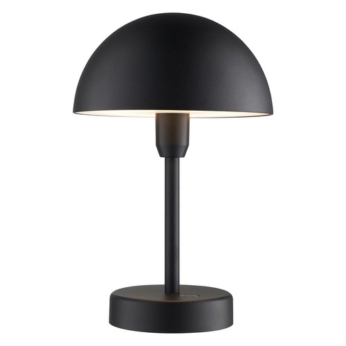 Ellen To Go Outdoor Garden Portable Battery Table Light Black 3000K Warm White