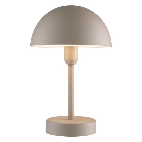 Ellen To Go Outdoor Garden Portable Battery Table Light Beige 3000K Warm White