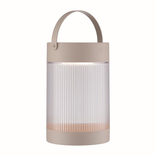 Coupar Solar Battery  Outdoor Garden Table Light Sand 3000K Warm White