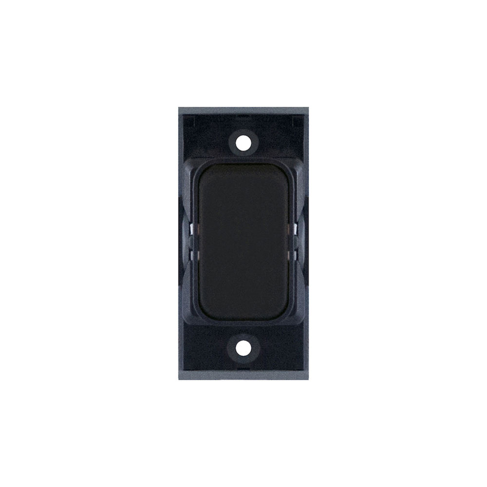 Screwless Rocker Switch Module 20A SP 2 Way Matt Black | Mr Resistor ...