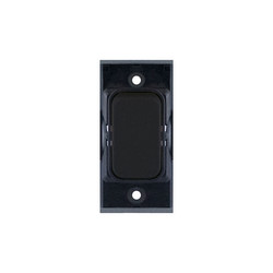 Screwless Rocker Switch Module 20A SP 2 Way Matt Black