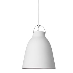 Caravaggio P2 Pendant Light 100W Matt White