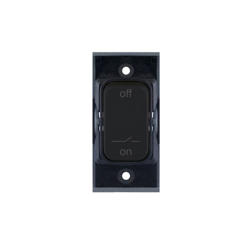 Screwless Fan Isolator Switch Module 10A Fan Isolator Matt Black
