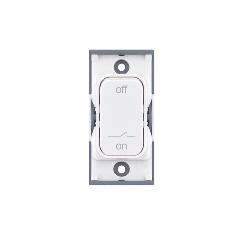 Screwless Fan Isolator Switch Module 10A Fan Isolator Matt White