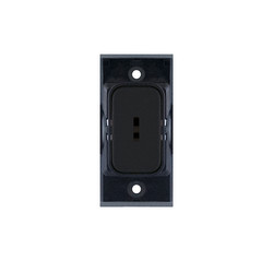 Screwless Emergency Key Switch Module DP Key Switch Matt Black