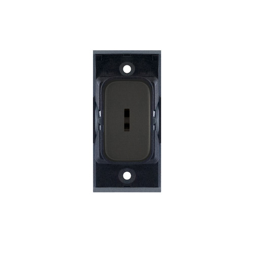 Screwless Emergency Key Switch Module DP Key Switch Dark Bronze