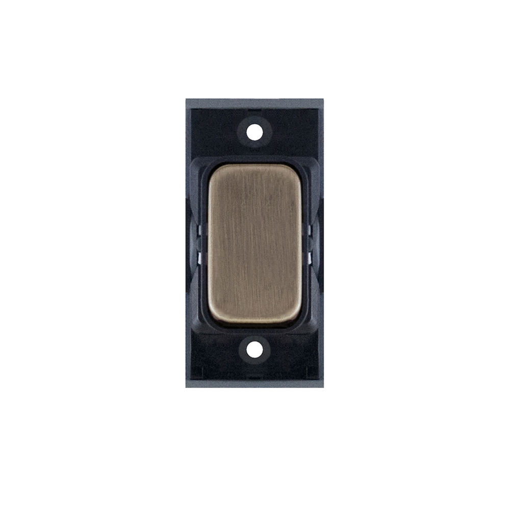 Screwless Rocker Switch Module 10amp Retractive Antique Brass | Mr ...