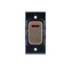 Screwless Rocker Switch Module 20A DP with Neon Antique Brass