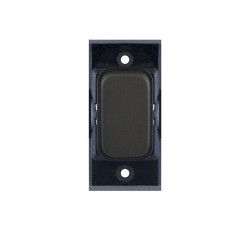 Screwless Rocker Switch Module 20A SP 2 Way Dark Bronze