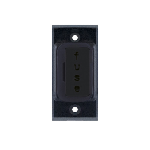 Screwless Fused Connection Module 13A Fused Connection Unit Matt Black