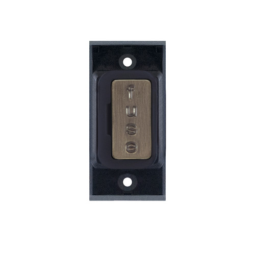 Screwless Fused Connection Module 13A Fused Connection Unit Antique Brass