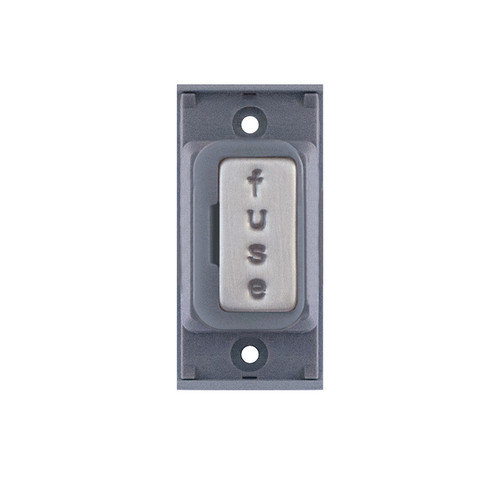 Screwless Fused Connection Module 13A Fused Connection Unit Brushed Stainless