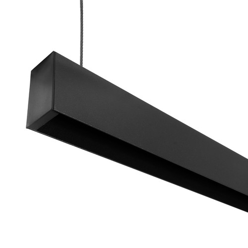Slim Duet System Suspension Track 24V Black 2100mm