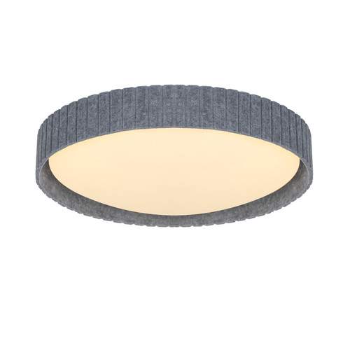 Corato 50 Flush Ceiling Light Grey 3x15W